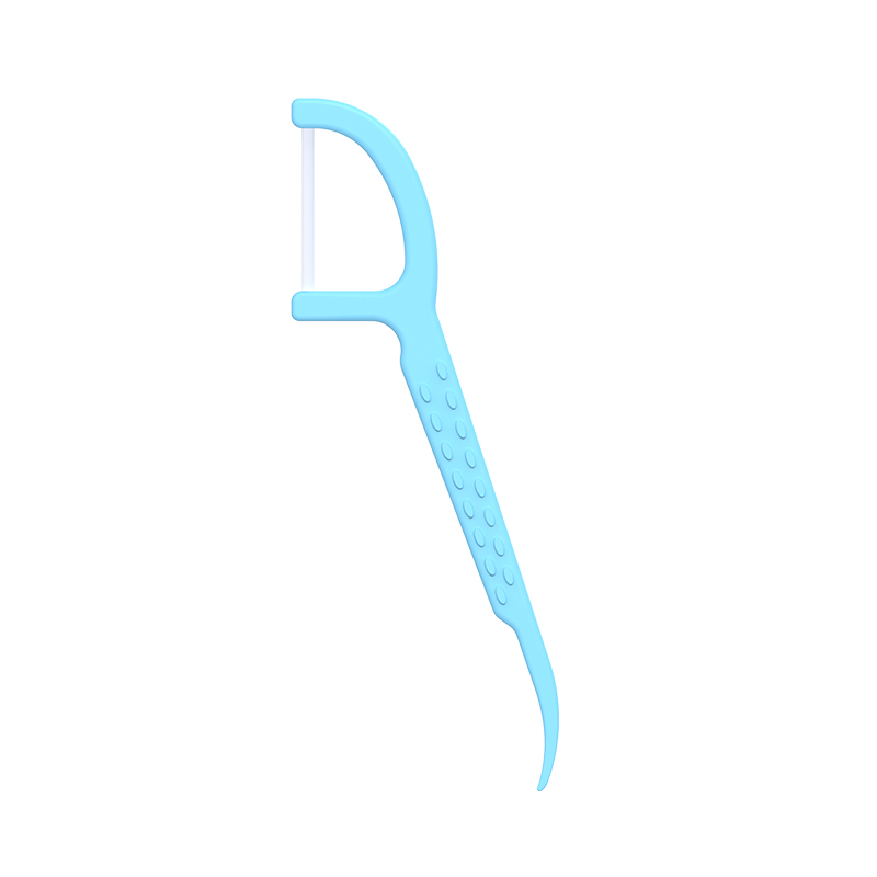 ISOはデンタルフロスが付いているミント風味のデンタルフロスのピックABSプラスチックつまようじを承認しました