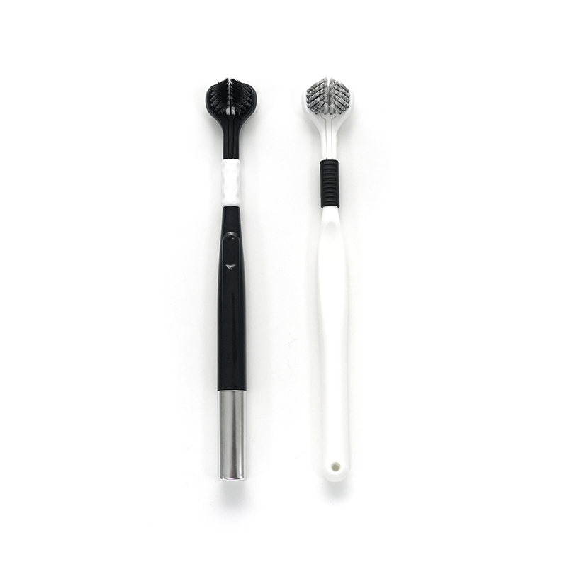 PP ハンドル 3D ブラシヘッド超微細ソフト PBT スパイラル尖った毛米国スタイル大人のディープクリーニング歯ブラシ