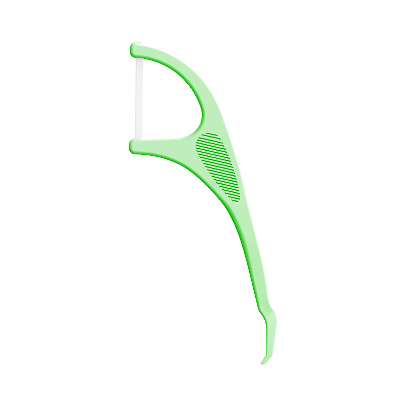 多機能リサイクル可能な歯科矯正デザインスリムプロファイルHIPSクラシックデンタルフロスピック